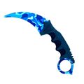 Деревянный нож керамбит CS:GO | Чистая вода, фото 48