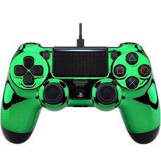 Проводной геймпад для PS4 "Зелёный хром", фото 1