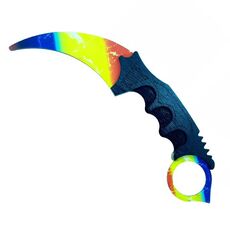 Деревянный нож керамбит CS:GO | Мраморный градиент, фото 1