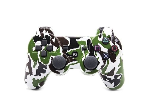 Геймпад для PS3 "DualShock 3 Камуфляж Черно-бело-зеленый", фото 48