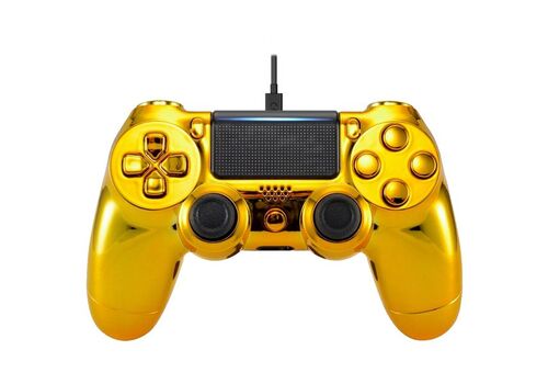 Проводной геймпад для PS4 "Золотой хром", фото 48
