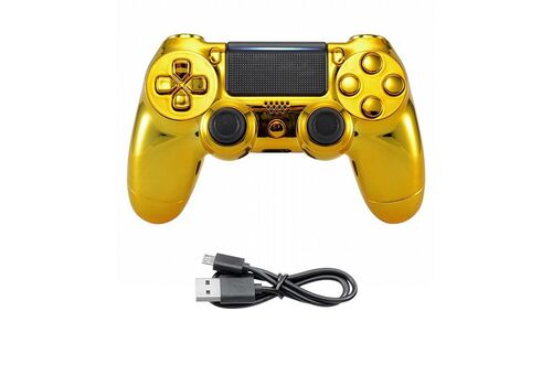 Проводной геймпад для PS4 "Золотой хром", фото 49