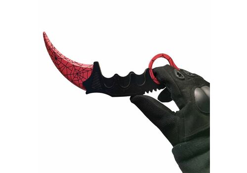 Деревянный нож керамбит CS:GO | Кровавая паутина, фото 49