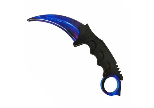 Деревянный нож керамбит CS:GO | Волны сапфира, фото 48