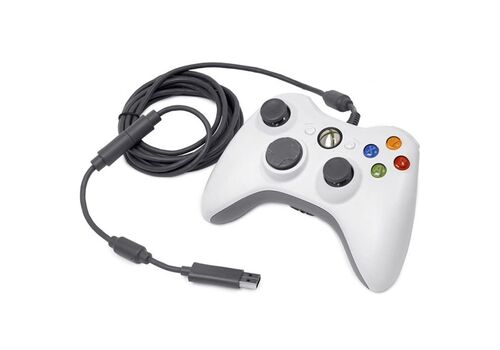 Проводной геймпад для Xbox 360 Белый (Б/У), фото 49