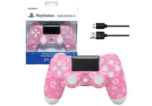 Геймпад PS4 "DualShock 4 V2 Pink Flowers", фото 51