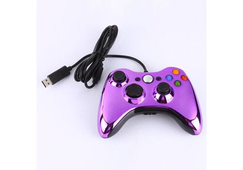 Проводной геймпад для Xbox 360 Фиолетовый хром, фото 49
