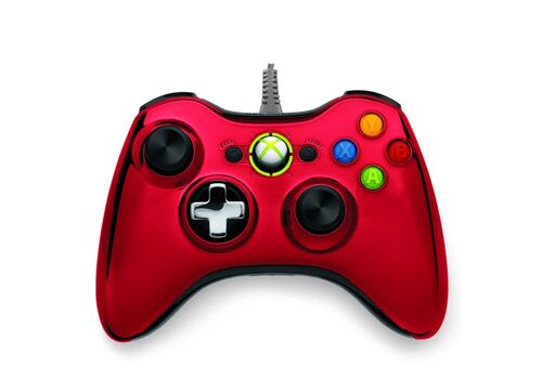 Проводной геймпад для Xbox 360 Красный хром, фото 48