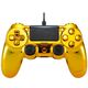 Проводной геймпад для PS4 "Золотой хром"